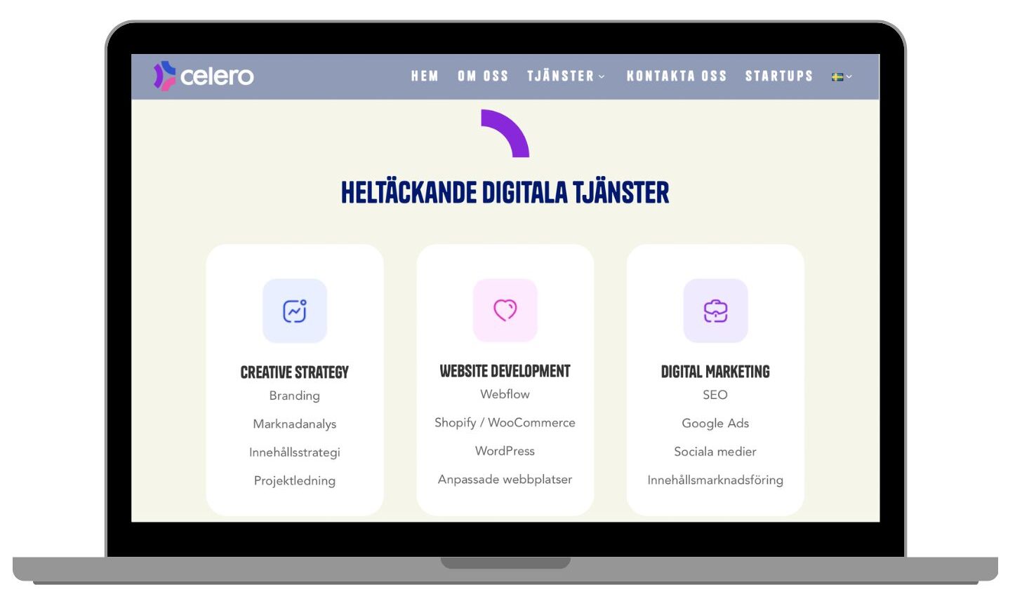 Vad Celero Creative erbjuder inom digital marknadsföring